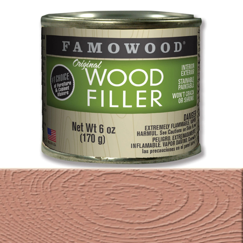 Wood Filler - Solvent Based - 6 oz - Color:Cedar